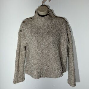 Ms Maggie Tan Mock Neck Sweater Medium